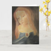 Die Madonna Karte (Gelbe Blume)