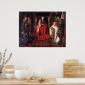 Die Madonna mit Canon van der Paele Poster (Küche)