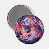 Die Madonna mit dem Magnificat Magnet (Vorderseite/Rückseite)
