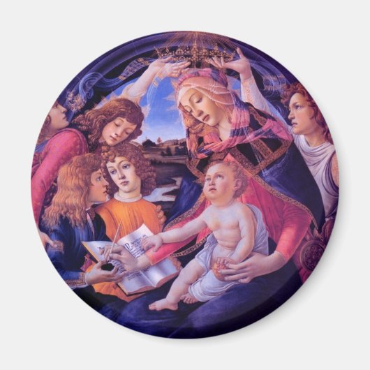 Die Madonna mit dem Magnificat Magnet (Vorne)