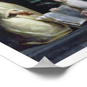 Die Madonna mit dem Rosenkranz mit SS Dominic, Cat Poster (Ecke)