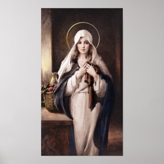 Die Madonna mit dem Sacred Coat Print - Kammern Poster (Vorne)