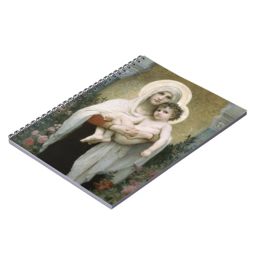 Die Madonna mit den Rose Notizblock (Linke Seite)