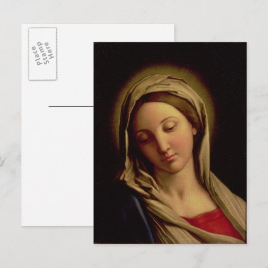 Die Madonna Postkarte (Vorne/Hinten)