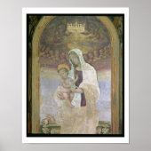 Die Madonna und das Kind, ein Detail aus dem Taber Poster (Vorne)