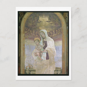 Die Madonna und das Kind, ein Detail aus dem Taber Postkarte