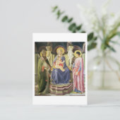 Die Madonna und Kind mit SS. Clement und Justin Postkarte (Stehend Vorderseite)