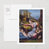 Die Madonna vom blauen Diadem oder die Madonna von Postkarte (Vorne/Hinten)