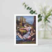 Die Madonna vom blauen Diadem oder die Madonna von Postkarte (Stehend Vorderseite)