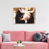 Die Madonna von Lilies William Adolphe Bouguereau Leinwanddruck (Insitu (Wohnzimmer))