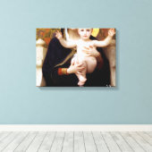 Die Madonna von Lilies William Adolphe Bouguereau Leinwanddruck (Insitu (Holzboden))