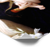 Die Madonna von Lilies William Adolphe Bouguereau Poster (Ecke)