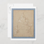 Die Madonna von Loreto (Stift und Tinte) Postkarte (Vorne/Hinten)