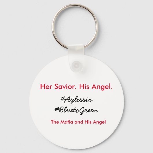 Die Mafia und sein Engel-Schlüsselanhänger Schlüsselanhänger (Vorderseite)