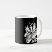 Die Magen-Tanz-Tasse II Kaffeetasse (VorderseiteRechts)