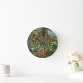 Die Maggot-Baring Stapelia, in die Stadler eingegr Runde Wanduhr (Zuhause)