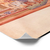 Die Magi besuchende Königsherde Poster (Ecke)