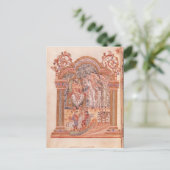 Die Magi besuchende Königsherde Postkarte (Stehend Vorderseite)