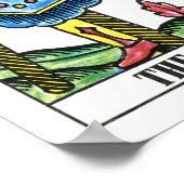 Die Magician-Tarot-Karte Poster (Ecke)