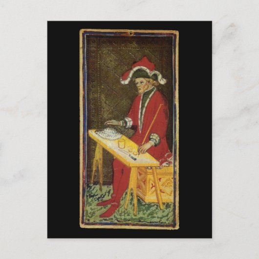Die Magician-Tarot-Karte Postkarte (Vorderseite)
