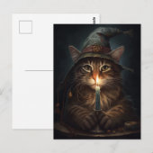 Die Magick Cat Postkarte (Vorne/Hinten)
