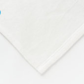 Die Magie beginnt hier Einhorn Fleecedecke (Ecke)