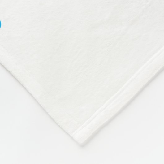 Die Magie beginnt hier Einhorn Fleecedecke (Ecke)