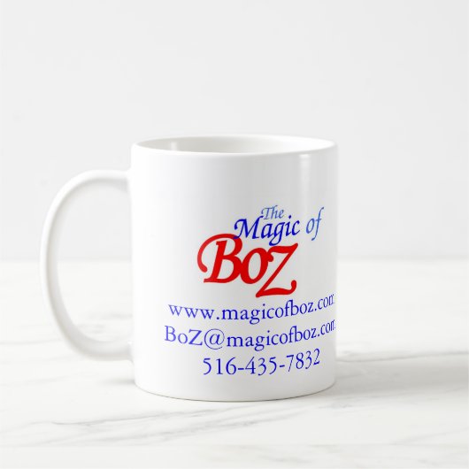 Die Magie der BoZ Andenken-Tasse Kaffeetasse (Links)