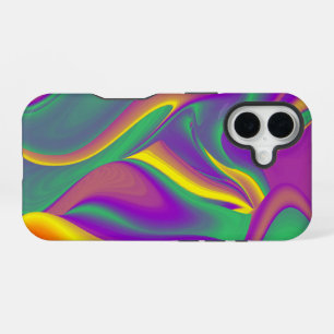 Die Magie der Farben Abstract 3D Rainbowart iPhone 16 Hülle
