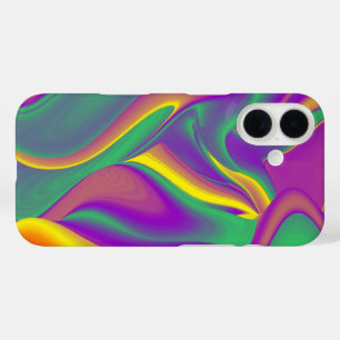Die Magie der Farben Abstrakt 3D-Rainbowart iPhone 16 Hülle