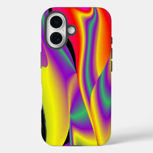 Die Magie der Farben Abstrakt 3D-Rainbowart iPhone 16 Hülle