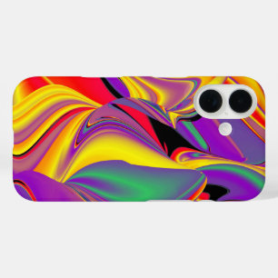 Die Magie der Farben Abstrakt 3D-Rainbowart iPhone 16 Hülle