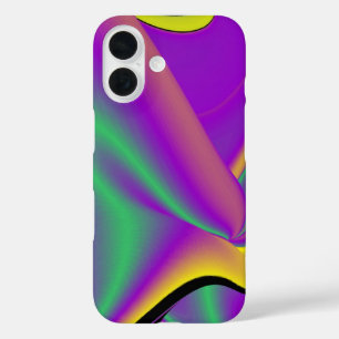 Die Magie der Farben Abstrakt 3D-Rainbowart iPhone 16 Hülle