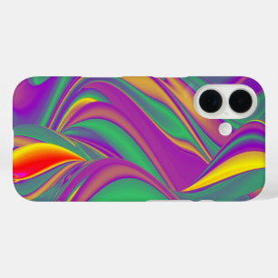 Die Magie der Farben Abstrakt 3D-Rainbowart iPhone 16 Hülle