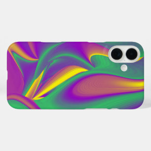 Die Magie der Farben Abstrakt 3D-Rainbowart iPhone 16 Plus Hülle