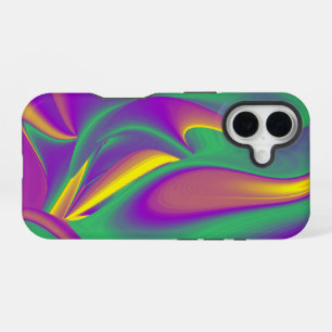 Die Magie der Farben Abstrakt 3D-Rainbowart iPhone 16 Hülle
