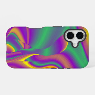 Die Magie der Farben Abstrakt 3D-Rainbowart iPhone 16 Hülle