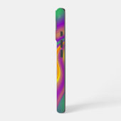 Die Magie der Farben Abstrakt 3D-Rainbowart iPhone 16 Hülle (Linke Seite)