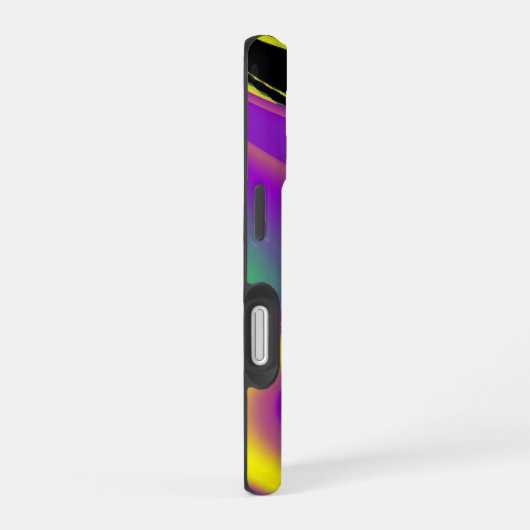 Die Magie der Farben Abstrakt 3D-Rainbowart iPhone 16 Hülle (Rechte Seite)