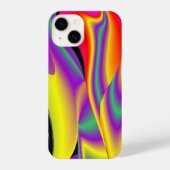 Die Magie der Farben Abstrakt 3D-Rainbowart iPhone Hülle (Rückseite)