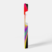 Die Magie der Farben Abstrakt 3D-Rainbowart iPhone Hülle (Linke Seite)