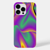 Die Magie der Farben Abstrakt 3D-Rainbowart iPhone Hülle (Rückseite)