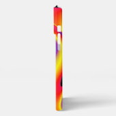 Die Magie der Farben Abstrakt 3D-Rainbowart iPhone Hülle (Linke Seite)