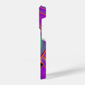 Die Magie der Farben Abstrakt 3D-Rainbowart iPhone Hülle (Linke Seite)