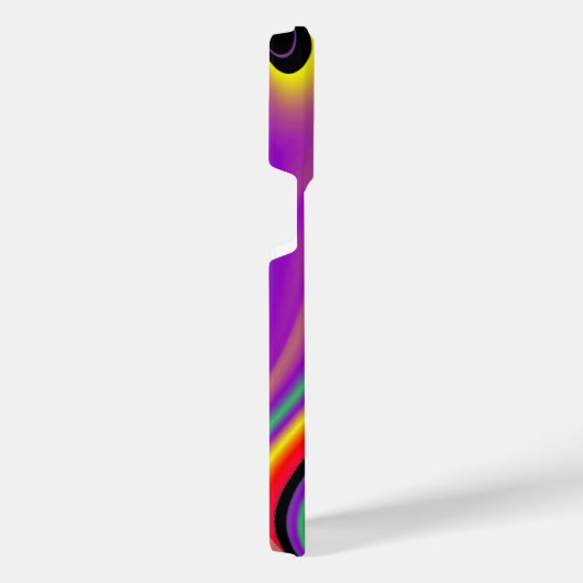 Die Magie der Farben Abstrakt 3D-Rainbowart iPhone Hülle (Rechte Seite)