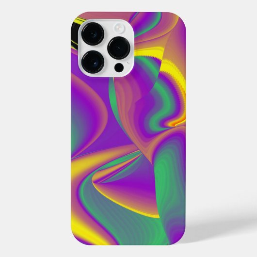 Die Magie der Farben Abstrakt 3D-Rainbowart iPhone Hülle (Rückseite)