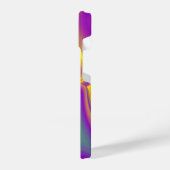 Die Magie der Farben Abstrakt 3D-Rainbowart iPhone Hülle (Linke Seite)