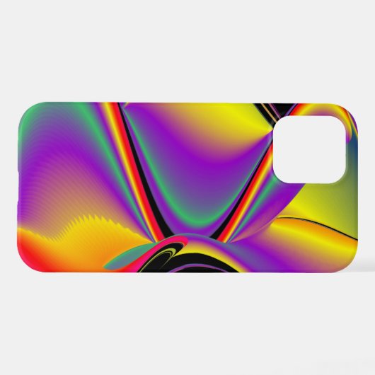 Die Magie der Farben Abstrakt 3D-Rainbowart iPhone Hülle (Rückseite (Horizontal))