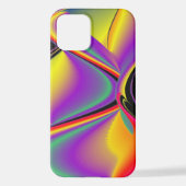 Die Magie der Farben Abstrakt 3D-Rainbowart iPhone Hülle (Rückseite)