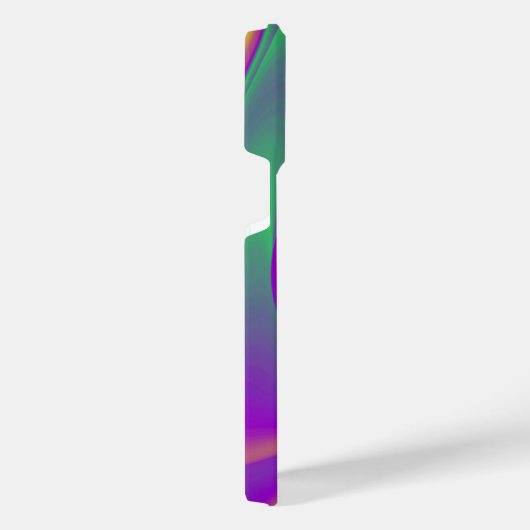 Die Magie der Farben Abstrakt 3D-Rainbowart iPhone Hülle (Rechte Seite)